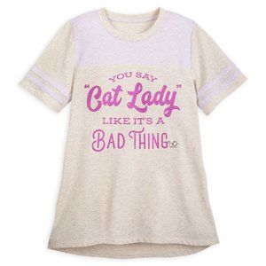 Disney Women’s “You Say Cat Lady Like It’s A Bad Thing” Graphic T-shirt Size S
